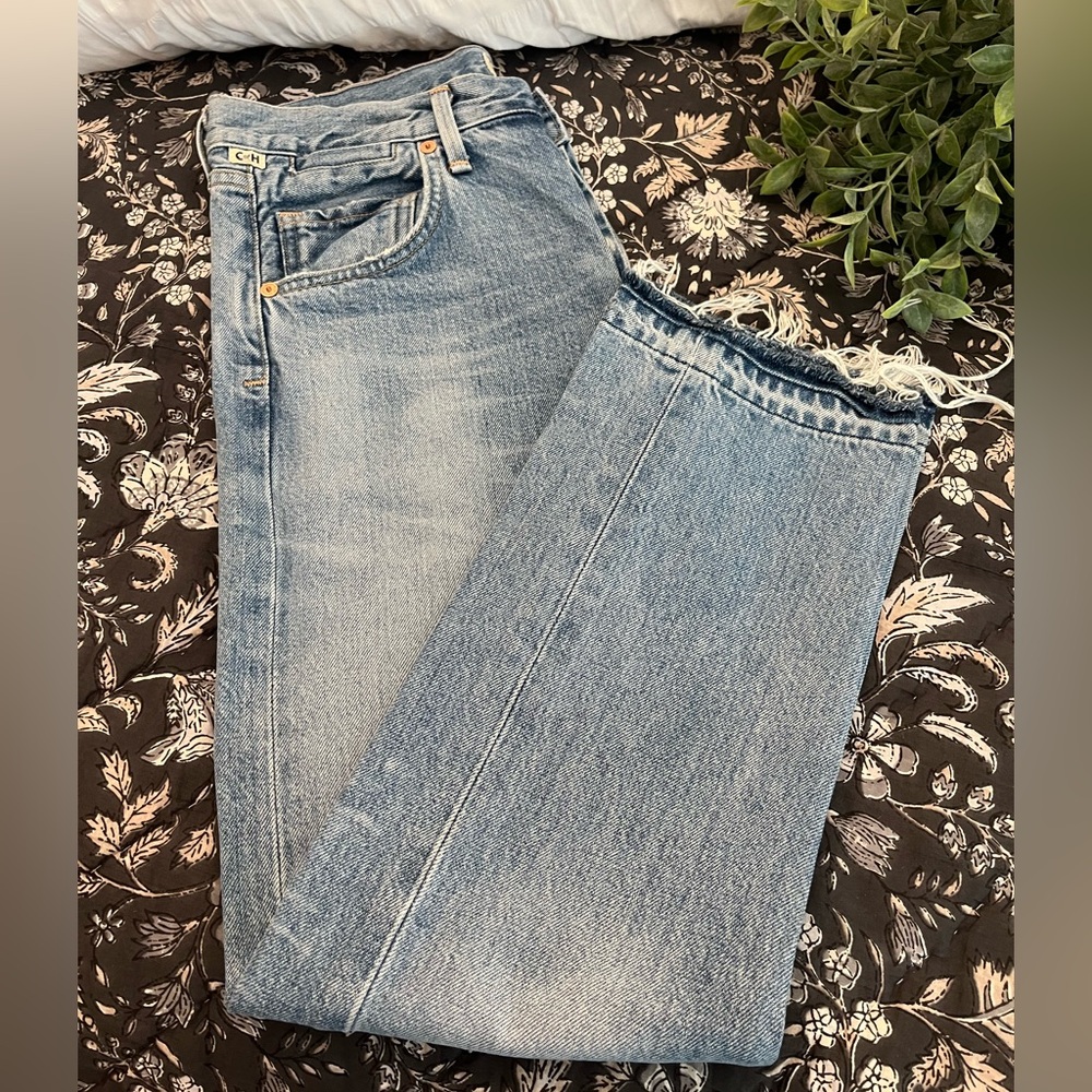 Citizens Of Humanity Light Blue Straight Jeans
